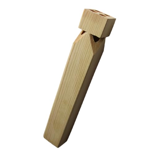 HEALSOPTHY Holzspielzeug Flöte Lernspielzeug für Musik Instrument zum Fördert die Lungenkapazität für Jungen und Zufällige Farben von HEALSOPTHY