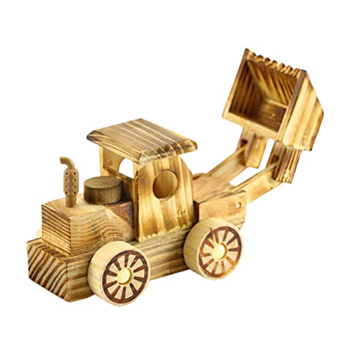 HEALSOPTHY Holzspielzeug Pushdozer für Kreatives Modellfahrzeug für Lernen Glatte Oberfläche Realistische Details Jungen HEALSOPTHY Holzspielzeug Pushdozer für Kreatives Modellfahrzeug für Lernen Glatte Oberfläche Realistische Details Jungen von HEALSOPTHY