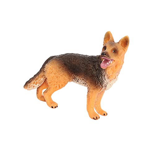 HEALSOPTHY Hundestatue Aus Realistisches Hundemodell Für Dekoration Für Unterrichtshilfen Stilvolle Wohnraumgestaltung von HEALSOPTHY