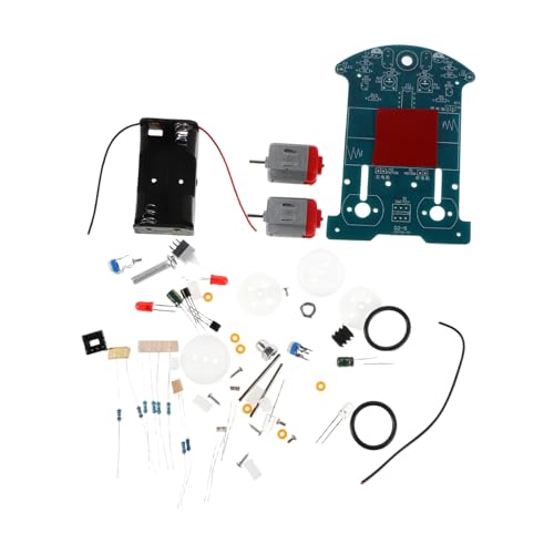 HEALSOPTHY Intelligentes DIY Tracking Car Bausatz für Anfänger Robustes Metall Plastik Material Einfach zu Löten und Programmieren Elektronisches Lernset für Praktische Technikprojekte und von HEALSOPTHY