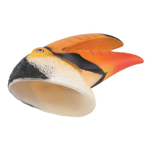 HEALSOPTHY Interaktive Handpuppe Toucan in Rot Weiches Material Pädagogisches Performance für Kreative Rollenspiele und Kommunikation für Fantasievolles Lernen und Eltern Junge Mädchen von HEALSOPTHY