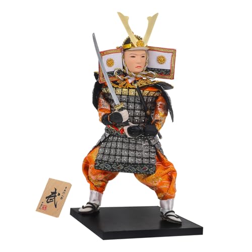HEALSOPTHY Japanische Samurai Figur Deko Krieger Puppe Japanische Ninja Doll Heimdekoration Japanisches Festival Ornament HEALSOPTHY Japanische Samurai Figur Deko Krieger Puppe Japanische Ninja Doll Heimdekoration Japanisches Festival Ornament von HEALSOPTHY