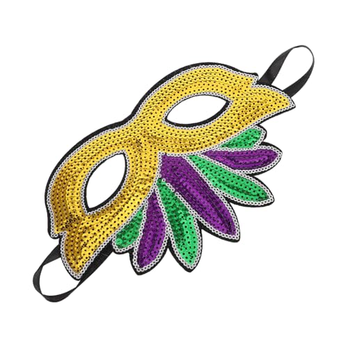 HEALSOPTHY Karnevalsmaske lustige masken venezianische Maskerade Maske karneval brillen Karneval Maskerade Maske Partymaske verkleiden Kostümmaske verkleiden Kostüm Brillen Pailletten von HEALSOPTHY