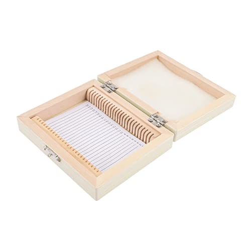 HEALSOPTHY Kasten Biologische Slice-box Bausatz Gefäßwerkzeuge Konkav Schreibwaren Laborzubehör Mini Kästen Für Mikroskop-objektträger Tragbar Mikroskopische Objektträger Holz Beige HEALSOPTHY Kasten Biologische Slice-box Bausatz Gefäßwerkzeuge Konkav Schreibwaren Laborzubehör Mini Kästen Für Mikroskop-objektträger Tragbar Mikroskopische Objektträger Holz Beige von HEALSOPTHY