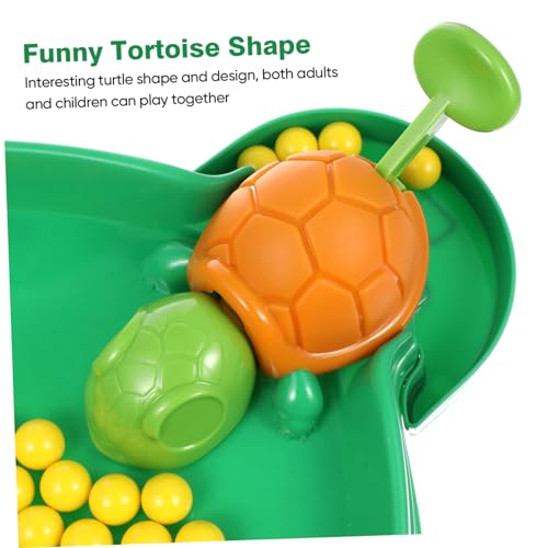 HEALSOPTHY Kinderspiel Desktop Lernspielzeug Tortoise Eating Beans Spielset aus Sicher Geruchsneutral Abgerundete Kanten Interaktives Freizeit Brettspiel für Familie Teilig von HEALSOPTHY