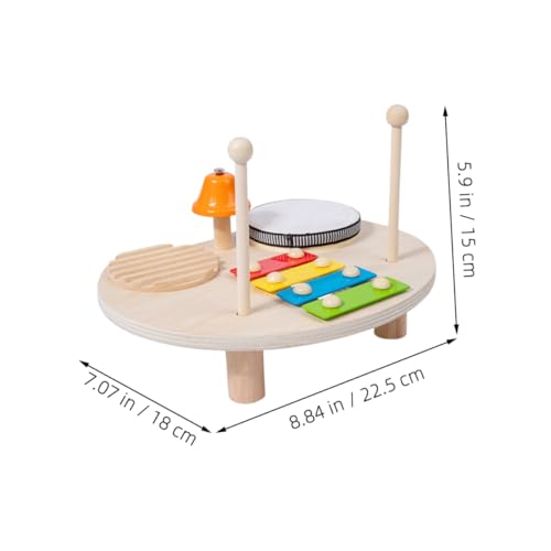 HEALSOPTHY Kinderspiel Xylophon Schlaginstrument aus Holz Multifunktionales Percussion für Frühe Musikalische Robustes Lernspielzeug zur Entwicklung von Koordination und Musikverständnis von HEALSOPTHY