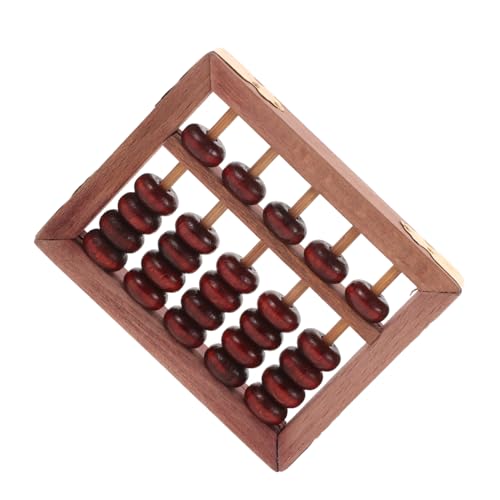 HEALSOPTHY Klassischer Holz aus Buchenholz mit Reihen Tragbarer Rechenrahmen für Lernspielzeug zur Matheförderung Kompakt für Schule und Vorschule für Junge Mädchen von HEALSOPTHY