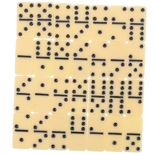 HEALSOPTHY Klassisches Domino Steine Spielset aus Robustem Material für Familie und Party Langlebige Dominosteine für Indoor Spielspaß und Lernförderung bei Kindern und Erwachsenen von HEALSOPTHY