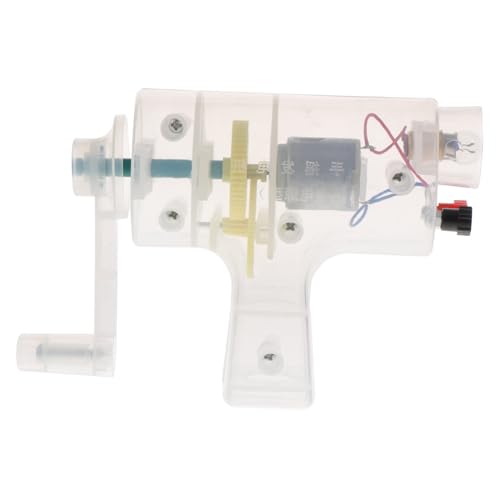 HEALSOPTHY Kleiner Handkurbelgenerator für Wissenschaftliche Experimente Tragbares Elektrisches Physik Baukasten zur Energieumwandlung Robustes Material Kompatibel mit Elektrischen HEALSOPTHY Kleiner Handkurbelgenerator für Wissenschaftliche Experimente Tragbares Elektrisches Physik Baukasten zur Energieumwandlung Robustes Material Kompatibel mit Elektrischen von HEALSOPTHY