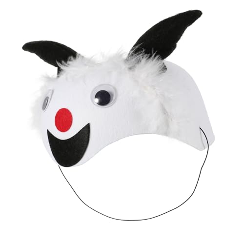 HEALSOPTHY Kostüm Tierhut Schaf Cosplay Hut aus Filz Leicht und Bequem für Karneval Geburtstagsfeier Halloween Party Jungen und Mädchen von HEALSOPTHY