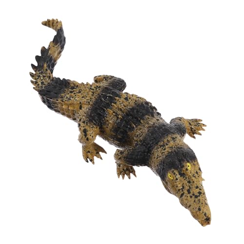 HEALSOPTHY Kriechendes Krokodil Aus Weichem Gummi Krokodil Krokodil-früherziehungsmodell Simulation Krokodilmodell Krokodil-Modell Pädagogisches Tiermodell Weiches Gummi von HEALSOPTHY