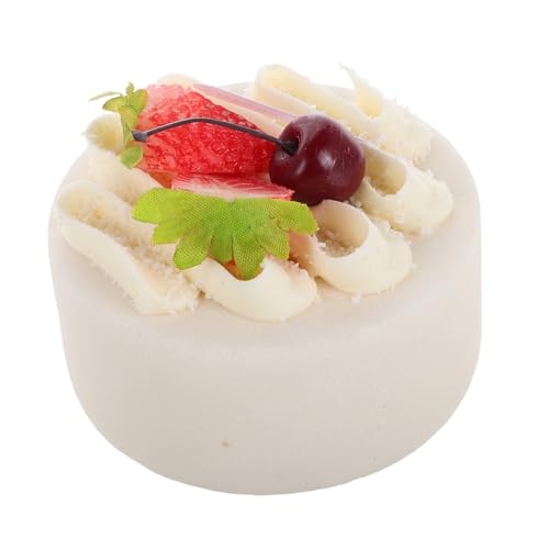 HEALSOPTHY Künstlicher Geburtstagskuchen für Schaufensterdekoration Vielseitige Fotorequisite für Nahrungsmittelfotografie und Partyzubehör Lebensmittelmodell Cherry Design HEALSOPTHY Künstlicher Geburtstagskuchen für Schaufensterdekoration Vielseitige Fotorequisite für Nahrungsmittelfotografie und Partyzubehör Lebensmittelmodell Cherry Design von HEALSOPTHY
