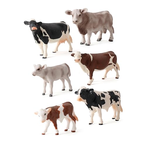 HEALSOPTHY Kuh-Modell Animal Figures plastikenten Kunststofftier Home Decor wohnaccessoires Tiermodell Kuh Kuhspielzeug Kuhfigur kreative kuhverzierung Desktop - Weiß HEALSOPTHY Kuh-Modell Animal Figures plastikenten Kunststofftier Home Decor wohnaccessoires Tiermodell Kuh Kuhspielzeug Kuhfigur kreative kuhverzierung Desktop - Weiß von HEALSOPTHY