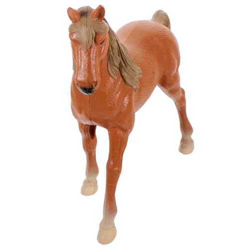 HEALSOPTHY Kunststoff Pferdefigur Hohlmodell für Dekoration Vielseitiges für Zuhause und Garten Leicht für Interaktive Spielstunden und Pferdeornament von HEALSOPTHY