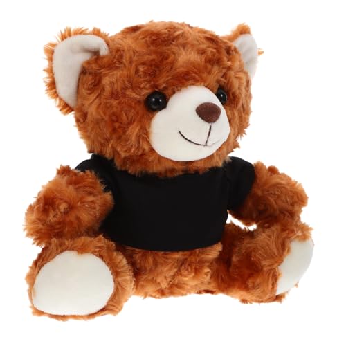 HEALSOPTHY Kuscheltier Bär Mit Vest Plüschspielzeug Für Umarmungen Für Und Familie Süßes Design Für Und von HEALSOPTHY