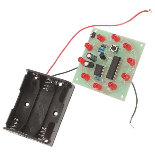 HEALSOPTHY LED Experimentier Lucky Wheel Lamp DIY Intelligenter Schaltkreis Bausatz mit LED Licht Batteriebetriebenes Lernmaterial für Physik Labor Zubehör Kreatives Wissenschaftsspielzeug von HEALSOPTHY