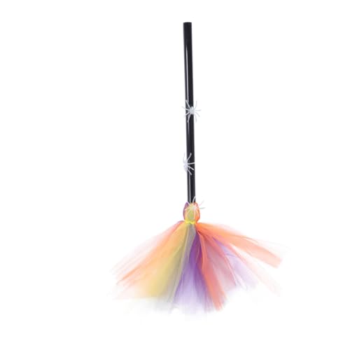 HEALSOPTHY Leuchtender Halloween Hexenbesen mit Spinnennetz aus Polyester Langlebige Partydekoration für Innen und Außen Kreatives Requisit für Hexen und Zauberkostüme Sorgt für Gruselige HEALSOPTHY Leuchtender Halloween Hexenbesen mit Spinnennetz aus Polyester Langlebige Partydekoration für Innen und Außen Kreatives Requisit für Hexen und Zauberkostüme Sorgt für Gruselige von HEALSOPTHY