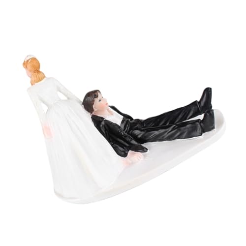 HEALSOPTHY Lustiger Resin Brautpaar Tortenaufsatz Flüchtiger Bräutigam Hochzeitsdeko für Kuchen und Robust und Langlebig Tortendeko für Hochzeit und Brautparty HEALSOPTHY Lustiger Resin Brautpaar Tortenaufsatz Flüchtiger Bräutigam Hochzeitsdeko für Kuchen und Robust und Langlebig Tortendeko für Hochzeit und Brautparty von HEALSOPTHY