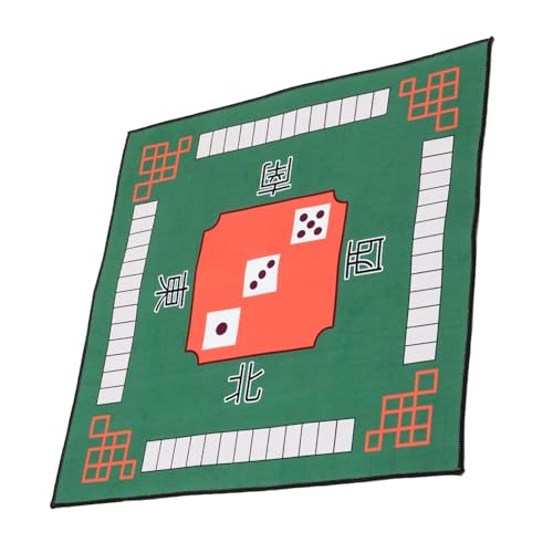 HEALSOPTHY Mahjong Tischdecke rutschfeste und Schalldämpfende Spielmatte für Karten und Brettspiele für Familien und Restaurantdekoration Strapazierfähig und Pflegeleicht von HEALSOPTHY