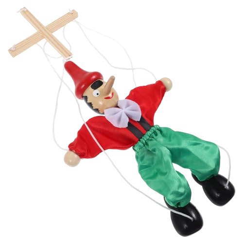 HEALSOPTHY Marionettenpuppen Holzspielzeug für Interaktives Puppenspielzeug mit Zugmechanismus Kreatives für Aufführungen und Situationsspiele für Fröhliche Anlässe HEALSOPTHY Marionettenpuppen Holzspielzeug für Interaktives Puppenspielzeug mit Zugmechanismus Kreatives für Aufführungen und Situationsspiele für Fröhliche Anlässe von HEALSOPTHY