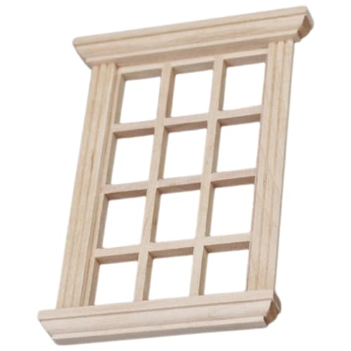 HEALSOPTHY Maßstab DIY Mini Möbel Fenster Modell Dekoratives Zubehör für Puppenhaus Jungen Mädchen HEALSOPTHY Maßstab DIY Mini Möbel Fenster Modell Dekoratives Zubehör für Puppenhaus Jungen Mädchen von HEALSOPTHY
