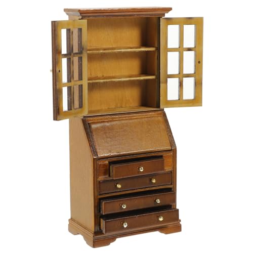 HEALSOPTHY Maßstab Holz Schrank Miniaturhaus Dekoration für Wohnzimmer Schlafzimmer HEALSOPTHY Maßstab Holz Schrank Miniaturhaus Dekoration für Wohnzimmer Schlafzimmer von HEALSOPTHY
