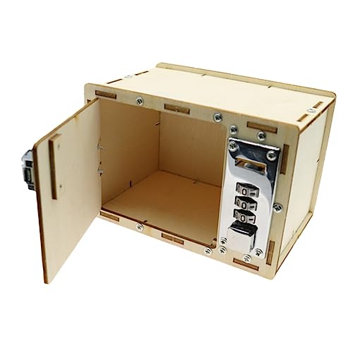 HEALSOPTHY Mechanische Passwortbox DIY Bausatz aus Naturholz Pädagogisches Lernspielzeug für Logischem und Feinmotorik Digitaler Zahlenschloss Persönlicher Schatzbehälter HEALSOPTHY Mechanische Passwortbox DIY Bausatz aus Naturholz Pädagogisches Lernspielzeug für Logischem und Feinmotorik Digitaler Zahlenschloss Persönlicher Schatzbehälter von HEALSOPTHY
