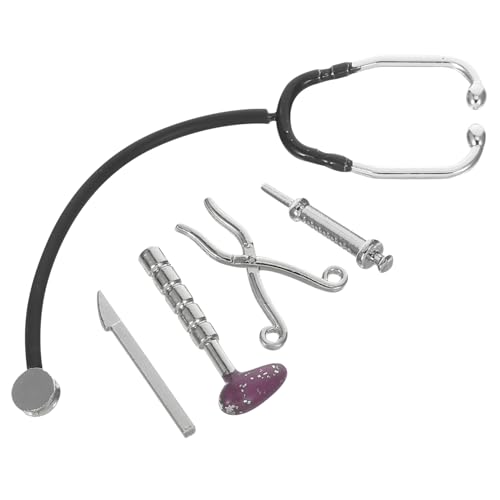 HEALSOPTHY Mini Arzt Set Teiliges Puppenhaus Zubehör aus Realistische Miniatur für Langlebiges Micro Szene Accessoire HEALSOPTHY Mini Arzt Set Teiliges Puppenhaus Zubehör aus Realistische Miniatur für Langlebiges Micro Szene Accessoire von HEALSOPTHY