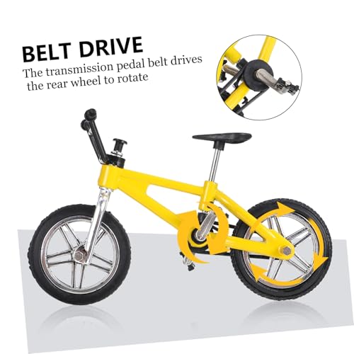 HEALSOPTHY Mini Fingerbike Modell aus Legierung Desktop für Sammler Stressabbauendes Dekoratives für Schreibtisch und Freizeitspaß HEALSOPTHY Mini Fingerbike Modell aus Legierung Desktop für Sammler Stressabbauendes Dekoratives für Schreibtisch und Freizeitspaß von HEALSOPTHY