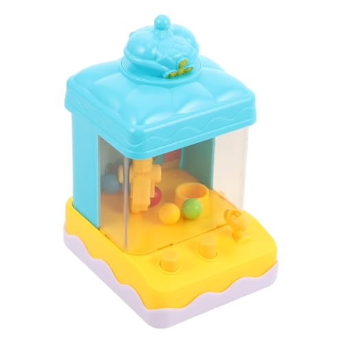 HEALSOPTHY Mini Greifautomat für Interaktive Desktop Klauenmaschine Blau Tragbares Ballfangspiel Konzentration und Motorik für Jungen und Mädchen von HEALSOPTHY