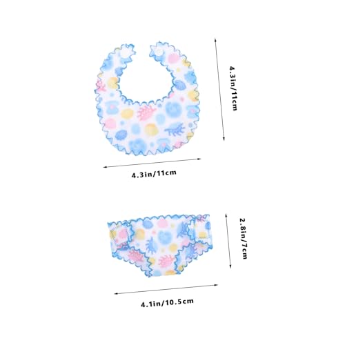 HEALSOPTHY Mini Puppenunterwäsche mit Elastischem Verstellbarem Schutz Leicht Dekoratives Puppenzubehör für DIY Puppen und Praktisches Puppenwindel Accessoire HEALSOPTHY Mini Puppenunterwäsche mit Elastischem Verstellbarem Schutz Leicht Dekoratives Puppenzubehör für DIY Puppen und Praktisches Puppenwindel Accessoire von HEALSOPTHY