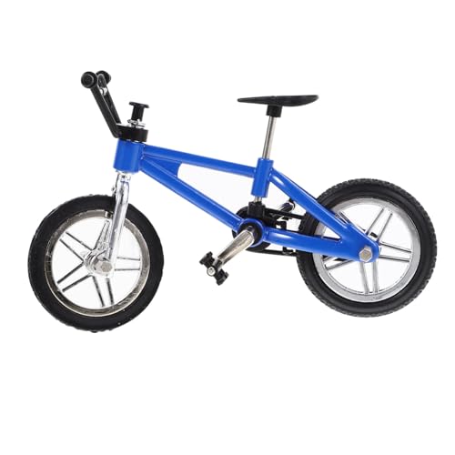 HEALSOPTHY Miniatur Fahrrad Modell Metall Stabiles Deko für Puppenhaus Lebensechte Miniatur Fahrradfigur Realistisches für Micro Landschaft und Puppenhaus Zubehör von HEALSOPTHY