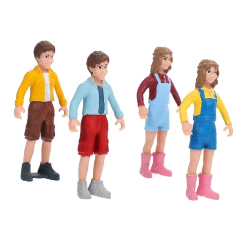 HEALSOPTHY Miniatur Figuren Teilig Realistische Imitation Menschen Modellbau Langlebig und Kompakt Detailgetreue Mini Personen für Architektur und Sandtisch Dekoration von HEALSOPTHY
