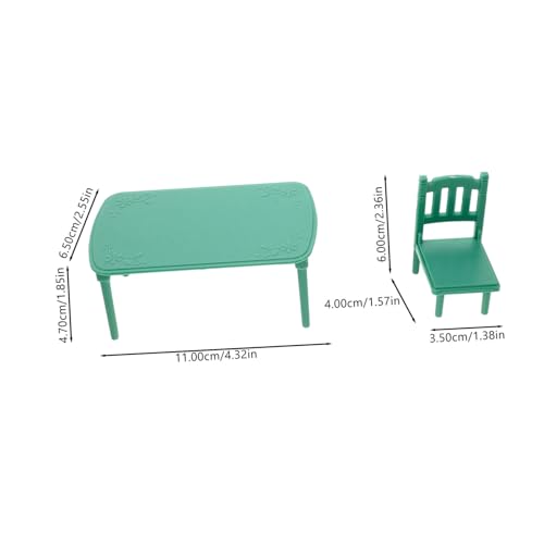 HEALSOPTHY Miniatur Küchenmöbel Set aus Kunststoff Realistisches Puppenhaus Esszimmer mit Tisch und Stühlen Detailreiches Puppenhaus Zubehör für Ab Jahren Robust und HEALSOPTHY Miniatur Küchenmöbel Set aus Kunststoff Realistisches Puppenhaus Esszimmer mit Tisch und Stühlen Detailreiches Puppenhaus Zubehör für Ab Jahren Robust und von HEALSOPTHY