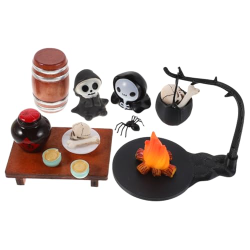 HEALSOPTHY Miniatur Landschaftsornamente Halloween Dekor Totenkopf Ornament Miniatur Landschaft Für Halloween Party Geist Gartenzubehör HEALSOPTHY Miniatur Landschaftsornamente Halloween Dekor Totenkopf Ornament Miniatur Landschaft Für Halloween Party Geist Gartenzubehör von HEALSOPTHY