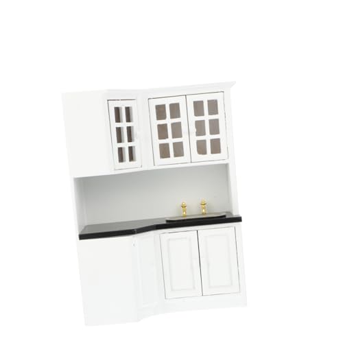 HEALSOPTHY Miniatur Möbel Zubehör Weiß Modernes Design Kompakt Realistische Miniatur Wohnaccessoire für Puppenhaus Dekoration HEALSOPTHY Miniatur Möbel Zubehör Weiß Modernes Design Kompakt Realistische Miniatur Wohnaccessoire für Puppenhaus Dekoration von HEALSOPTHY