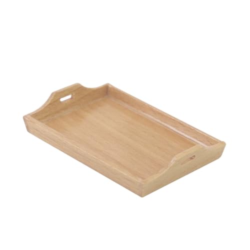 HEALSOPTHY Miniatur Puppenhaus Tablett aus Buchenholz Realistisch Gestaltetes Mini Serviertablett Langlebig für Puppenhaus Zubehör und Kreatives Spiel HEALSOPTHY Miniatur Puppenhaus Tablett aus Buchenholz Realistisch Gestaltetes Mini Serviertablett Langlebig für Puppenhaus Zubehör und Kreatives Spiel von HEALSOPTHY