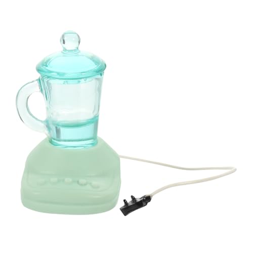 HEALSOPTHY Miniatur Saftpresse für Puppenhaus Realistisches Küchenzubehör aus Robustem Harz Blau für DIY Zubehör für Rollenspiele und Kreative Szenen von HEALSOPTHY
