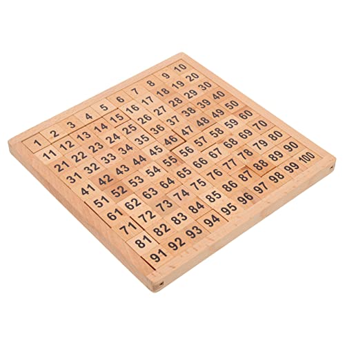 HEALSOPTHY Montessori Holz Hunderterbrett Zahlenbrett Interaktives Rechenspielzeug für Vorschulkinder und Grundschüler Mathematisches Lernspielzeug für Eltern Junge Mädchen HEALSOPTHY Montessori Holz Hunderterbrett Zahlenbrett Interaktives Rechenspielzeug für Vorschulkinder und Grundschüler Mathematisches Lernspielzeug für Eltern Junge Mädchen von HEALSOPTHY