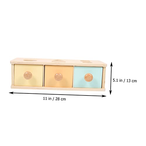 HEALSOPTHY Montessori Holzbox mit Schublade Pädagogisches Lernspielzeug für Fördert Konzentration Feinmotorik und Logisches Denken Sicher und Glatt für Vorschule und Frühe Bildung HEALSOPTHY Montessori Holzbox mit Schublade Pädagogisches Lernspielzeug für Fördert Konzentration Feinmotorik und Logisches Denken Sicher und Glatt für Vorschule und Frühe Bildung von HEALSOPTHY