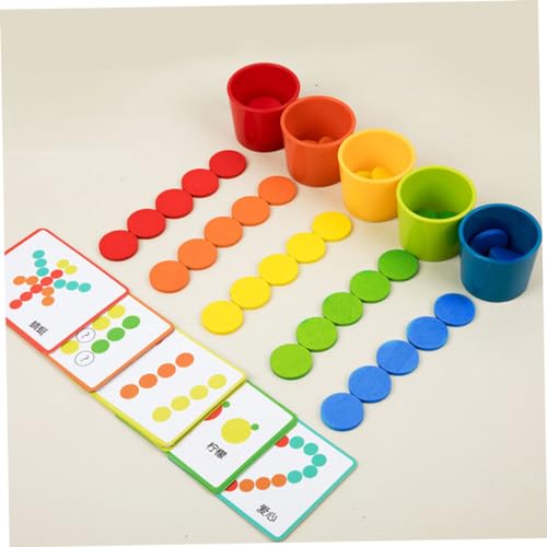 HEALSOPTHY Montessori Holzspielzeug Farben Sortierbecher für Kleinkinder Jahre Lernspielzeug zur Farberkennung und Motorischen Langlebig Farbenfrohes Pädagogisches HEALSOPTHY Montessori Holzspielzeug Farben Sortierbecher für Kleinkinder Jahre Lernspielzeug zur Farberkennung und Motorischen Langlebig Farbenfrohes Pädagogisches von HEALSOPTHY