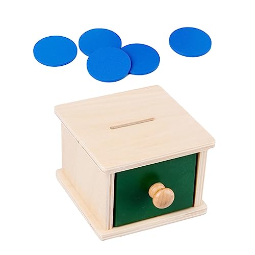 HEALSOPTHY Montessori Holzspielzeug für Jahre Interaktives Motorikspielzeug mit Schubladendesign Sinnvolles Lernspielzeug für Hand Auge Koordination und Sensorische Entwicklung Babyspielzeug von HEALSOPTHY