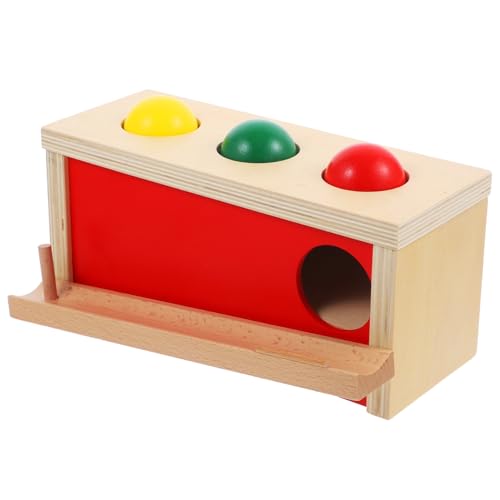 HEALSOPTHY Motorikspielzeug Spielset Holzballbox Feinmotorik Monate Montessori Lernspielzeug für Kleinkinder Jungen Mädchen von HEALSOPTHY