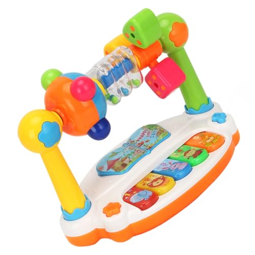 HEALSOPTHY Musikalisches Lernspielzeug für Buntes Kunststoff Instrument mit Leuchteffekt Fördert Hand Auge Koordination Pädagogisches für Junge Mädchen und Kleinkinder Zufällige Farbe von HEALSOPTHY