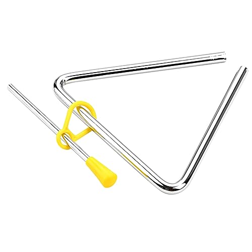 HEALSOPTHY Musikinstrument Dreieck Percussion Instrument für Kleinkinder und Junge Mädchen Rhythmisches Hand Auge Koordination und Musikalität Leicht Tragbar für Party und Alltag von HEALSOPTHY