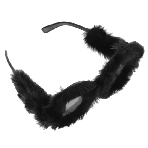 HEALSOPTHY Neuartige Plüsch Sonnenbrille Lustige Partybrille Fotorequisiten Weiche Verkleidung Erwachsene Schwarz HEALSOPTHY Neuartige Plüsch Sonnenbrille Lustige Partybrille Fotorequisiten Weiche Verkleidung Erwachsene Schwarz von HEALSOPTHY