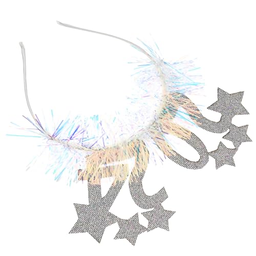 HEALSOPTHY Neujahrs Stirnband Sternen Design Glitzer Haarreif Party Kopfschmuck für Damen und Herren Karneval Fotorequisiten von HEALSOPTHY