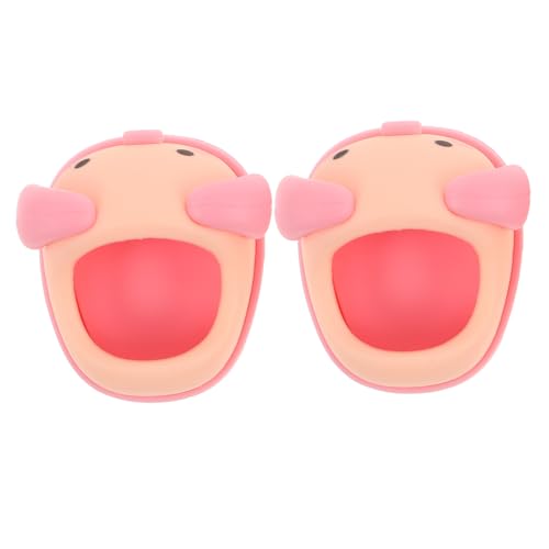 HEALSOPTHY Niedliche Puppenschuhe Mini Schwein Pantoffeln für Kinderpuppen Realistische Weiche Stoffschuhe Standfest Dekoration und Zubehör für Rollenspiele und Kostümspaß HEALSOPTHY Niedliche Puppenschuhe Mini Schwein Pantoffeln für Kinderpuppen Realistische Weiche Stoffschuhe Standfest Dekoration und Zubehör für Rollenspiele und Kostümspaß von HEALSOPTHY