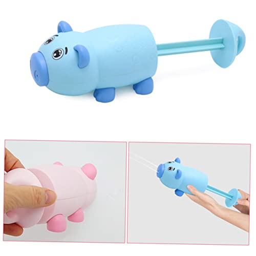 HEALSOPTHY Niedliches Schwein Wasserpistole aus Kunststoff Leichtes Wassershooter Beach Toy für Sommer Pool Party Interaktives Outdoor Wasserspritzspielzeug für Jungen und Mädchen von HEALSOPTHY