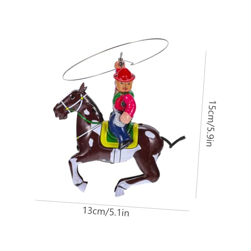 HEALSOPTHY Nostalgisches Blechspielzeug Aufziehfigur Cowboy Design Lustiges Uhrwerkspielzeug Kompaktes Wind Up für Hand Auge Koordination Geschenkidee HEALSOPTHY Nostalgisches Blechspielzeug Aufziehfigur Cowboy Design Lustiges Uhrwerkspielzeug Kompaktes Wind Up für Hand Auge Koordination Geschenkidee von HEALSOPTHY